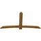 Ekena Millwork Bellingham Rough Sawn Timber Gable Bracket, Western Red Cedar, 84"W x 45"H x 2"D x 6"F, 13/12 Pitch GBW084X45X0206BEL00RWR - alternate 4